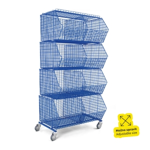 Průmyslové stohovací koš